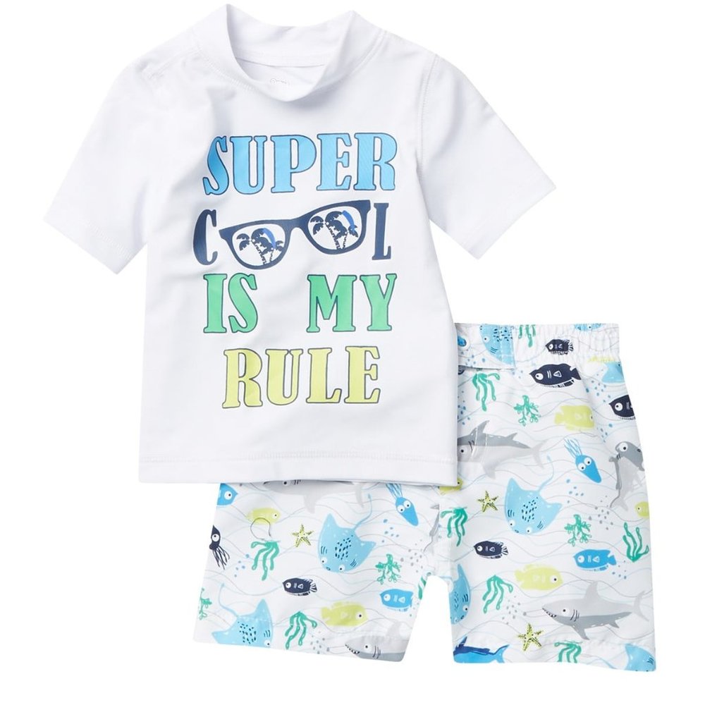 Koala baby Super Cool Rash Guard Set 0-3 Months - Picture 1 of 7